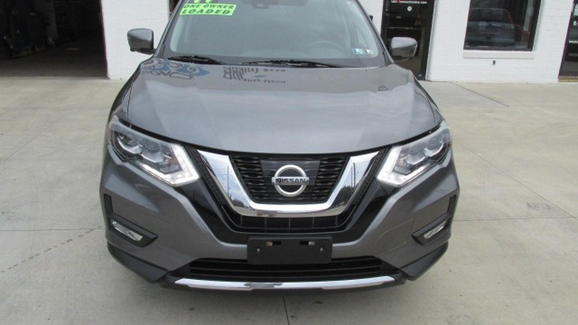 2017 Granite Metallic /Black Nissan Rogue SL (5N1AT2MV5HC) with an 2.5L L4 DOHC 16V engine, Continuously Variable Transmission transmission, located at 827 W 26th Street, Erie, PA, 16508, (814) 455-3401, 42.105431, -80.090942 - Thanks for looking at our one owner super clean new Nissan trade. This is the SL all-wheel drive with factory remote start, power seat, heated seats, leather seats, panoramic sunroof, back up camera, navigation, lane assist, Bluetooth, and lots more. A full service was just completed in our service - Photo#1