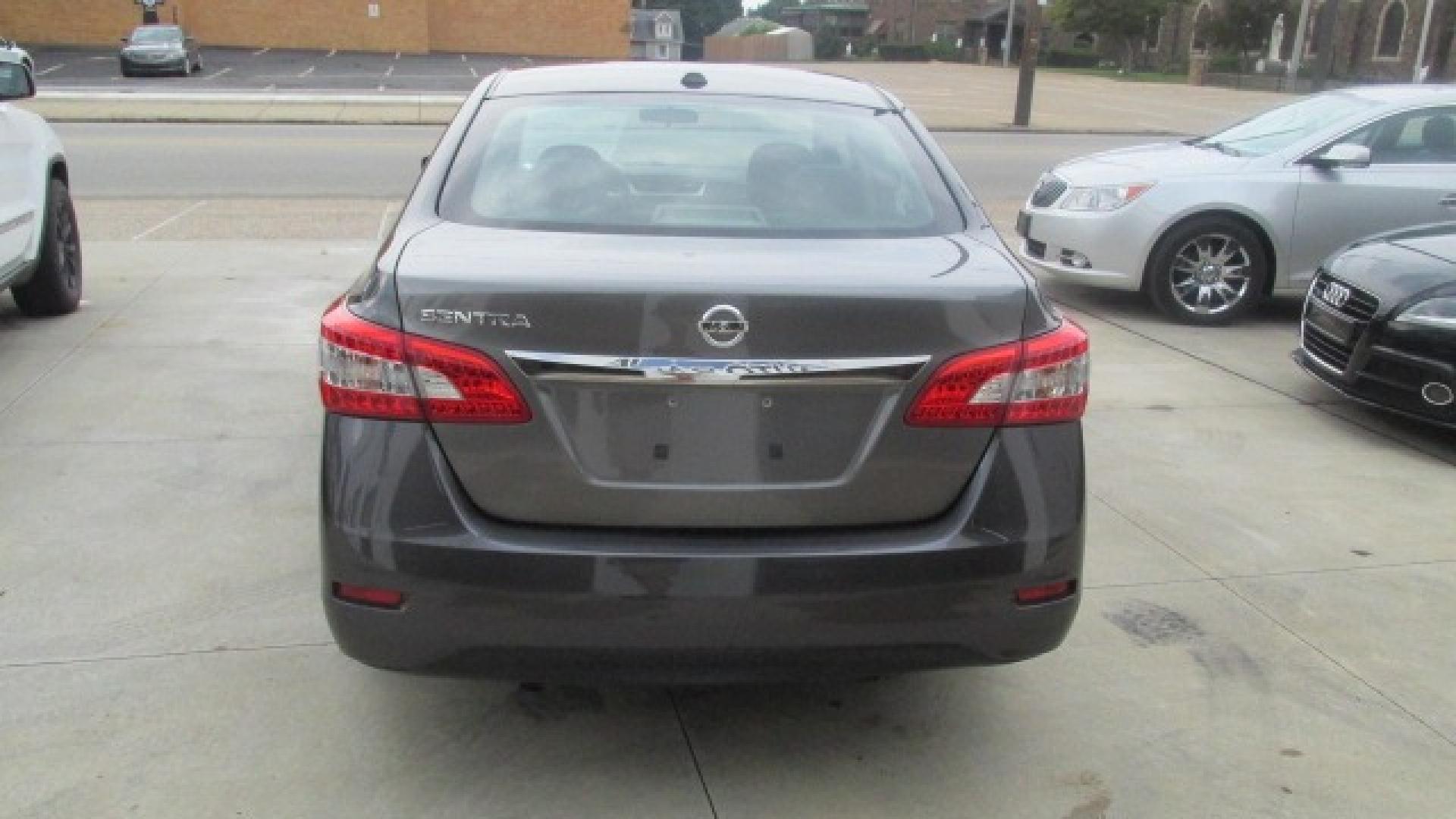 2013 Amethyst Gray /Graphite Nissan Sentra SV (3N1AB7AP0DL) with an 2.4L L4 DOHC 16V engine, 4-Speed Automatic Overdrive transmission, located at 827 W 26th Street, Erie, PA, 16508, (814) 455-3401, 42.105431, -80.090942 - Thanks for looking at our super clean rust-free new arrival. This is the S model with lots of options plus both keys and the factory floor mats plus it comes with a nonsmoker interior. A full service was just completed in our service department, and it also comes with almost new Michelin tires. What - Photo#3